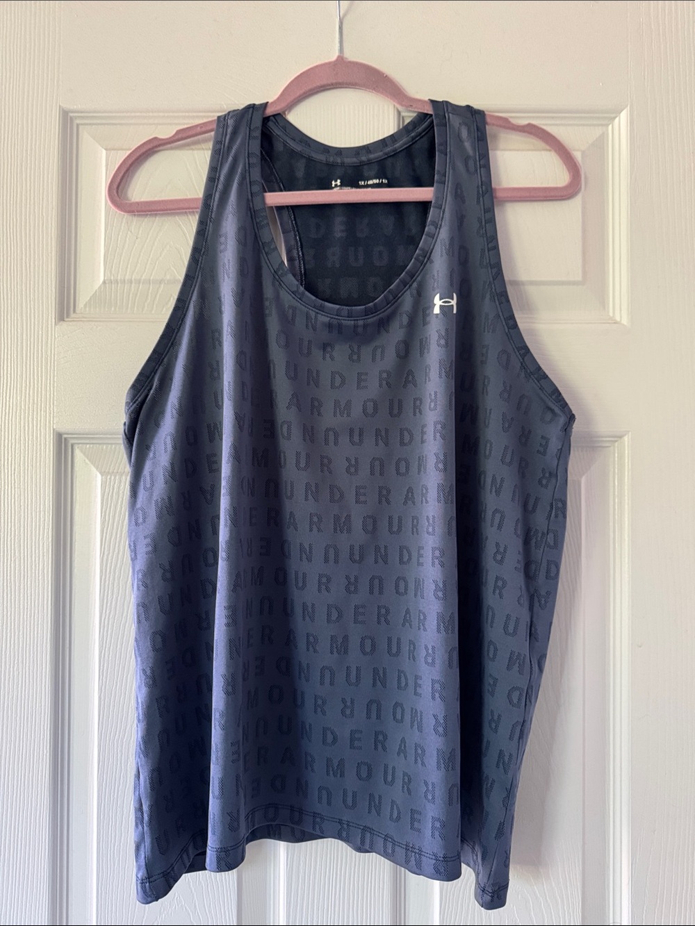 Under Armour Dark Navy Logo Tank
